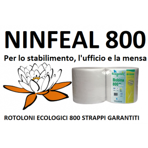 Ninfeal 800: rotolone asciugamani ecologico