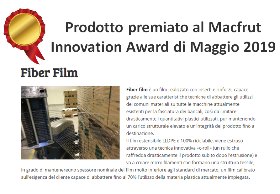 Macfrut premi fiber film innovativo