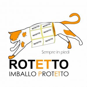 Logo di Rotetto: rotoli di etichette adesive Torino