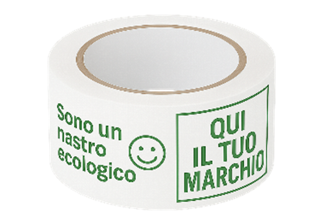 Nastro adesivo ECOPET stampato: il tuo messaggio sostenibile su ogni spedizione
