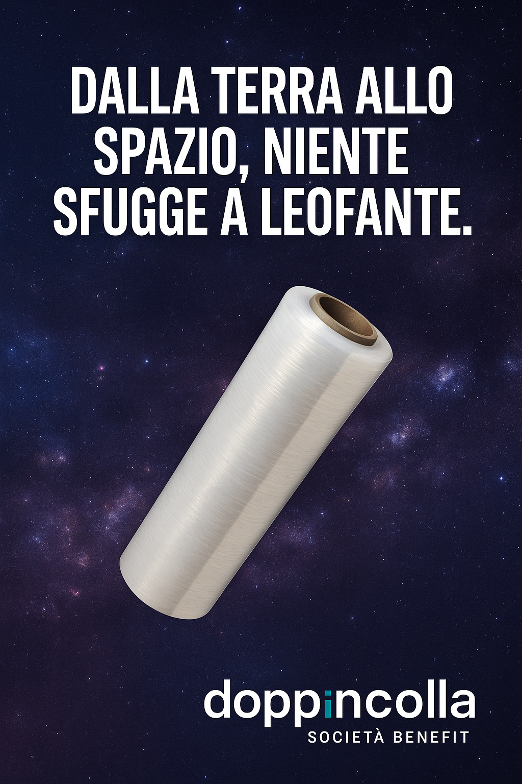 film estensibile leofante dalla terra allo spazio