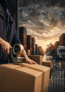 imballaggi in emergenza: nastri adesivi